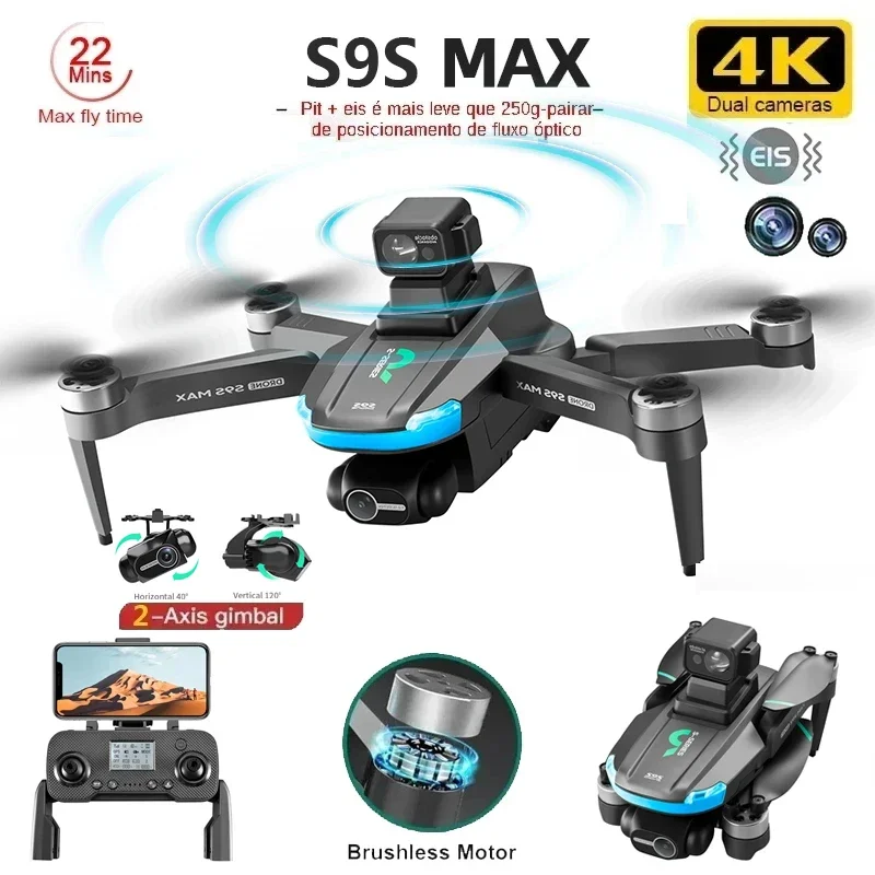 NEW S9S MAX MINI Drone 4K 2-Ax - Drone Battery Box review and price