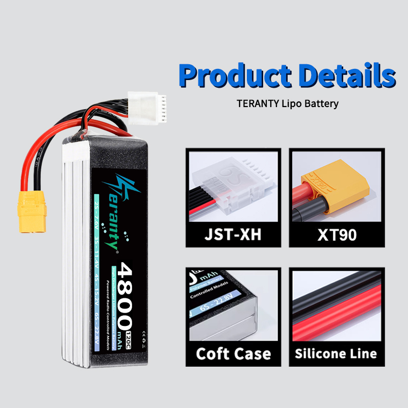TERANTY 6S 4800mAh Lipo Batter - Drone Battery 6S review and price