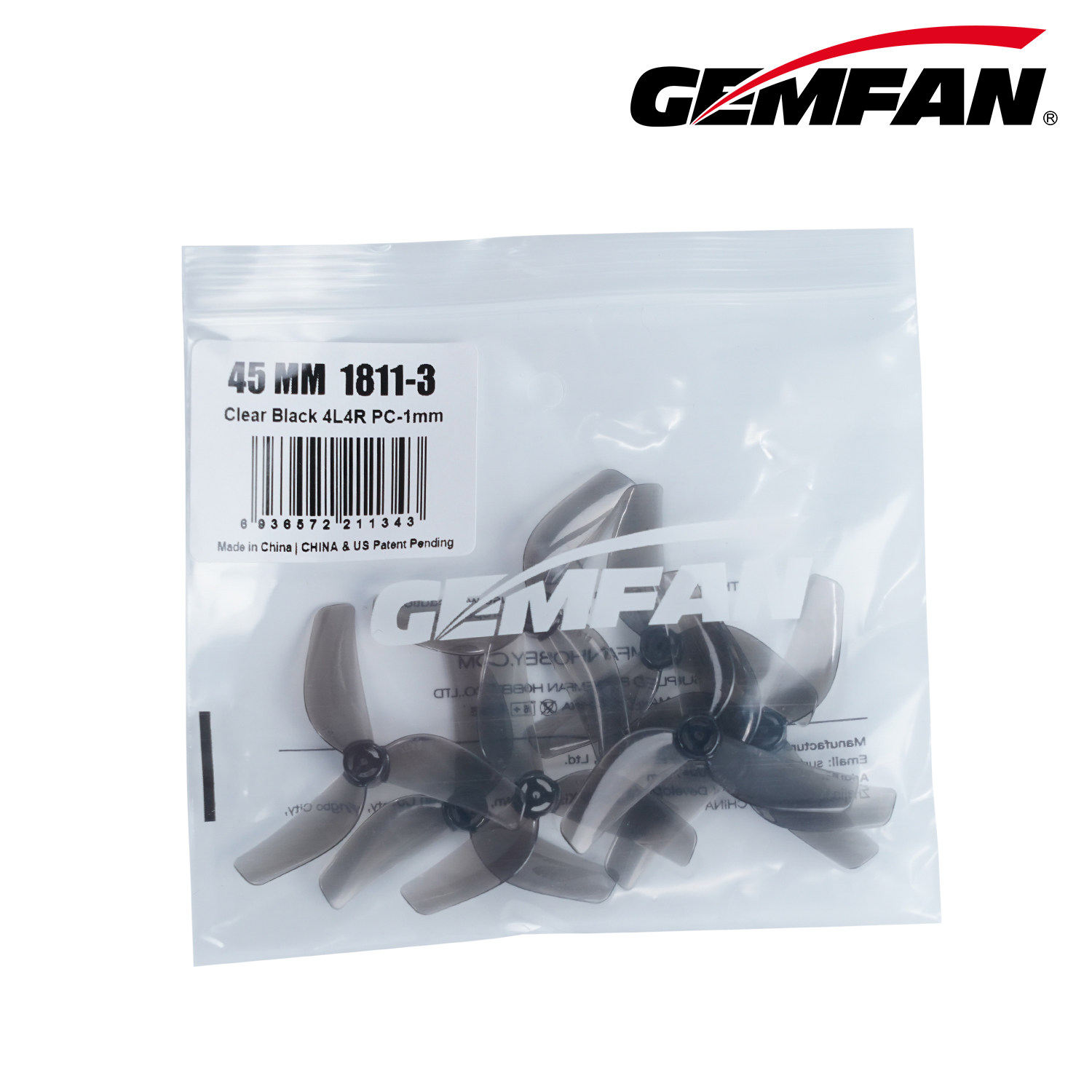 4 Pack Gemfan 1811 45mm 3-Blad - Drone Battery Bag review and price